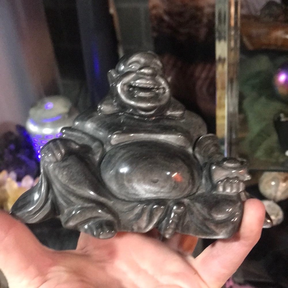 Buddha Silver obsidian - Picture 3 of 9